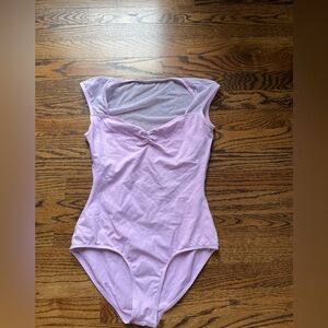 LULLI leotard: lavender/ lilac with mesh